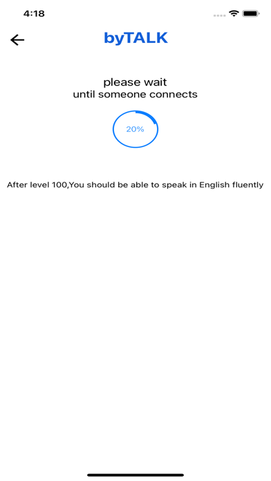 English speaking partner Screenshot