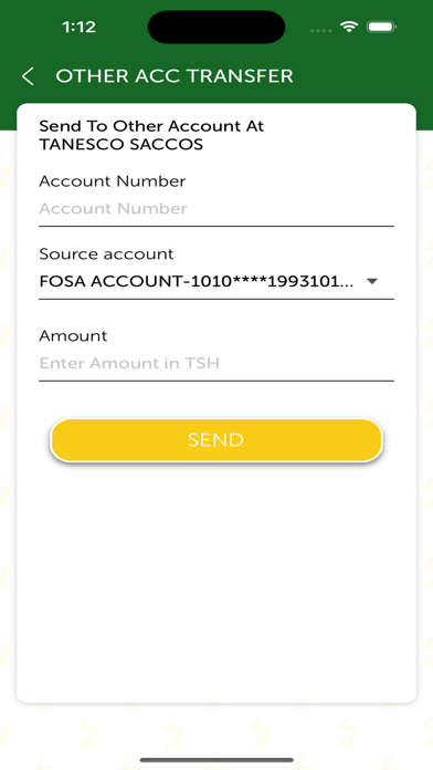 TANESCO SACCOS Screenshot