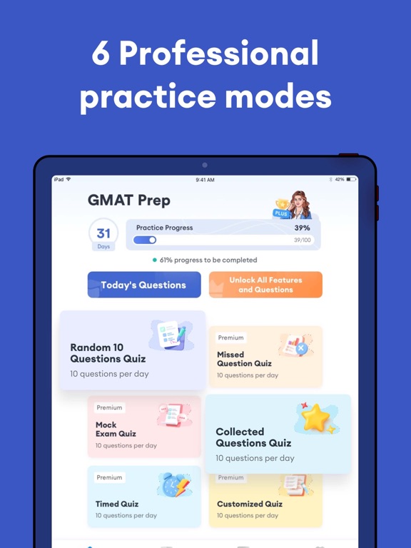 GMAT Exam Practice 2026 iPad screenshot 6 - Education app