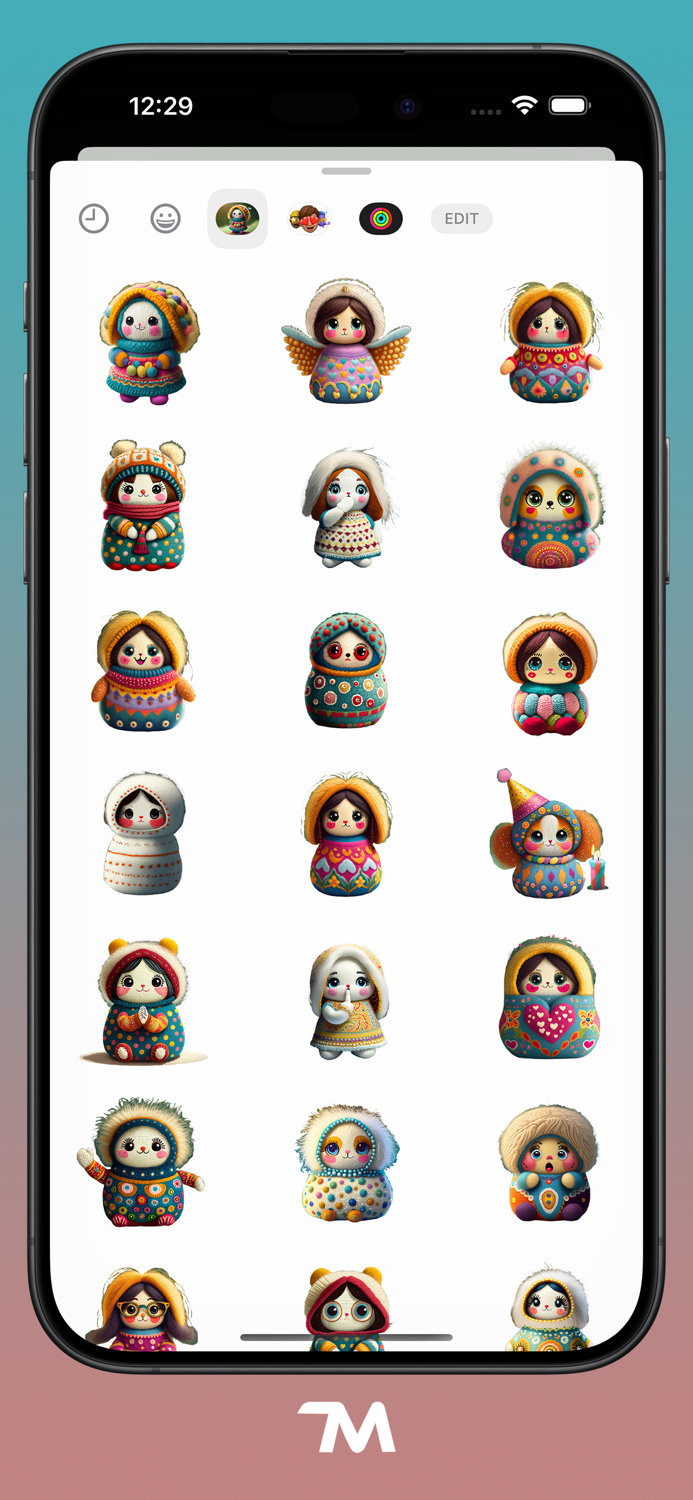 Wooly Dolls Stickers