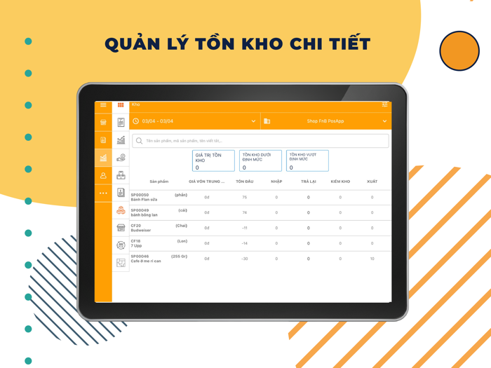 PosApp - Quản lý Cafe Nhà Hàng