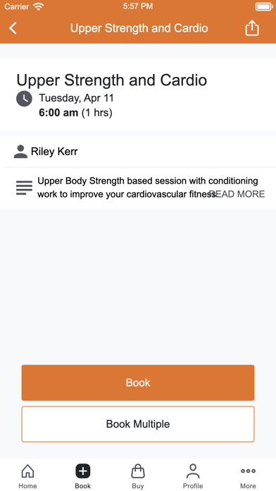 Definition Fitness Screenshot