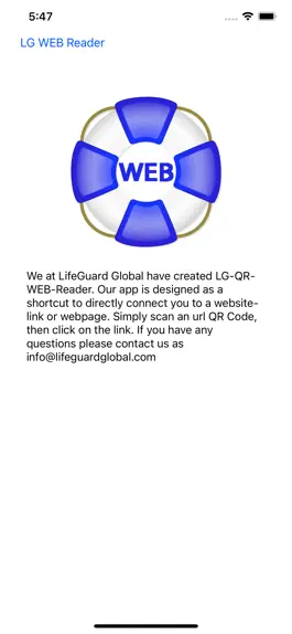 Game screenshot LG QR WEB Reader hack