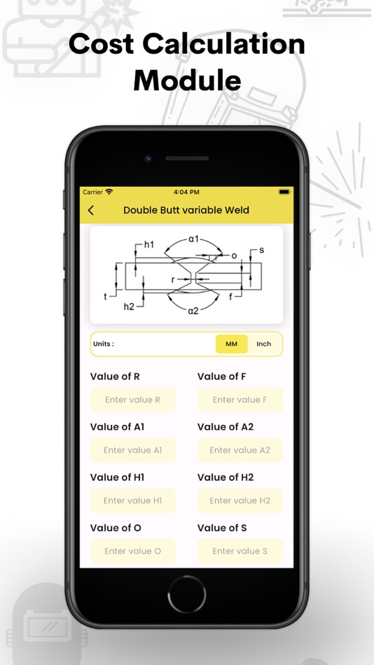 #6. Welding Weight and Cost Calc (iOS) 由: Kantaben Gorasiya