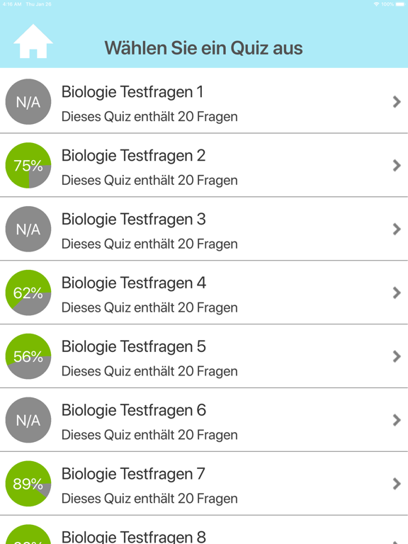 Biologie Testfragen screenshot 3
