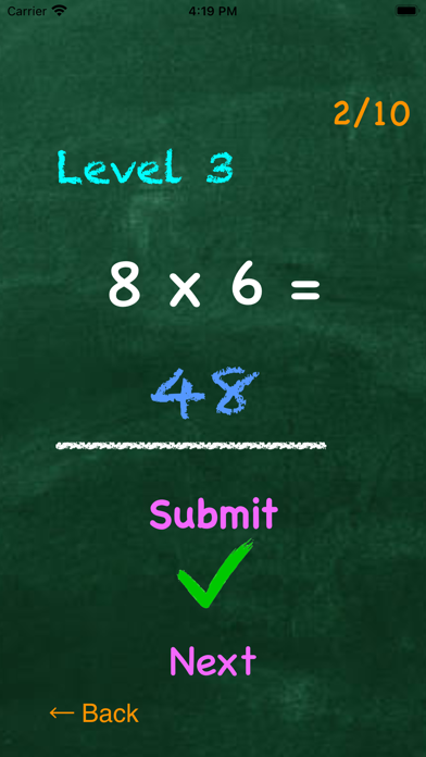 Screenshot #3 pour Math Chalkboard