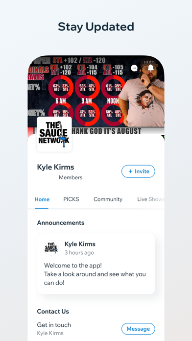 The Sauce Network Screenshot