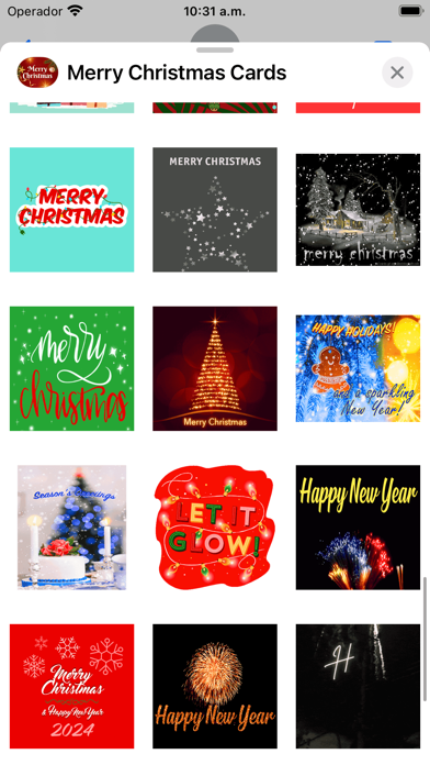 Merry Christmas Animated Cards Screenshot