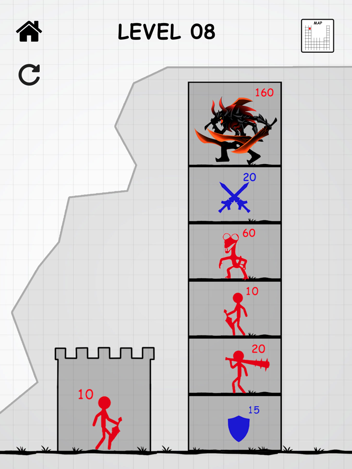 Stick Figure Endless Battle
