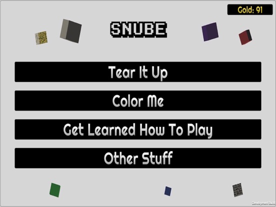 Snube iPad screenshot 1 - Games app