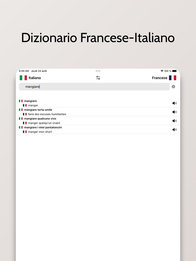 Dizionario Francese, Italiano, Inglese (Paperback)