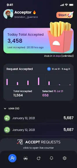 Game screenshot Accept Requests- Insta Scanner apk