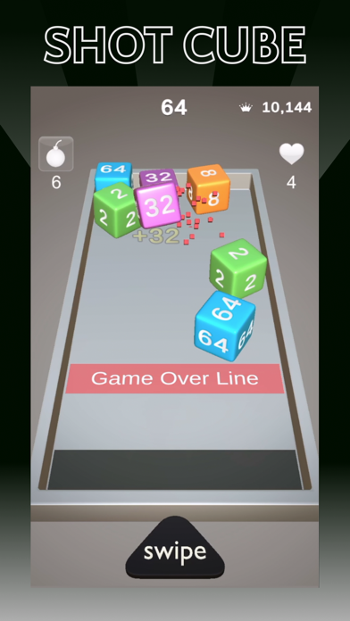 SHOT CUBE :3D Block chain Game Screenshot