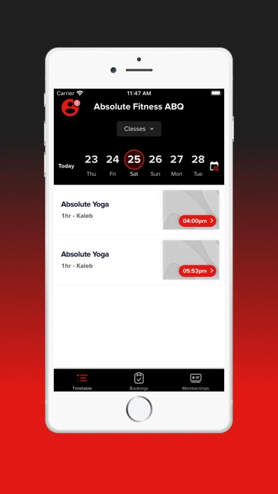 Absolute Fitness ABQ Screenshot