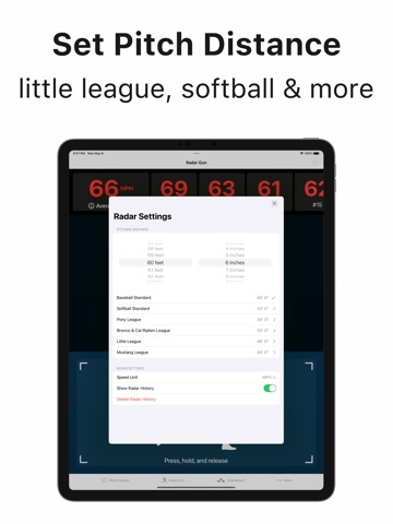 Pitch Counter & Radar Gunのおすすめ画像5