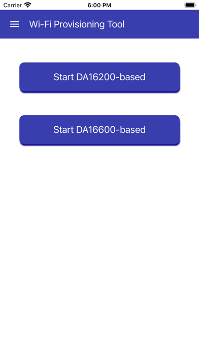 Renesas WiFiProvisioning Screenshot