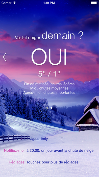 Screenshot #3 pour Va-t-il neiger? Will Snow? PRO