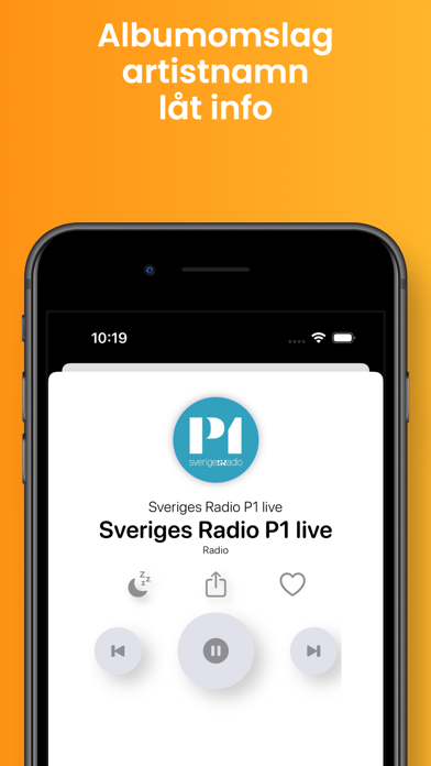 Sveriges Radiostationer live Screenshot