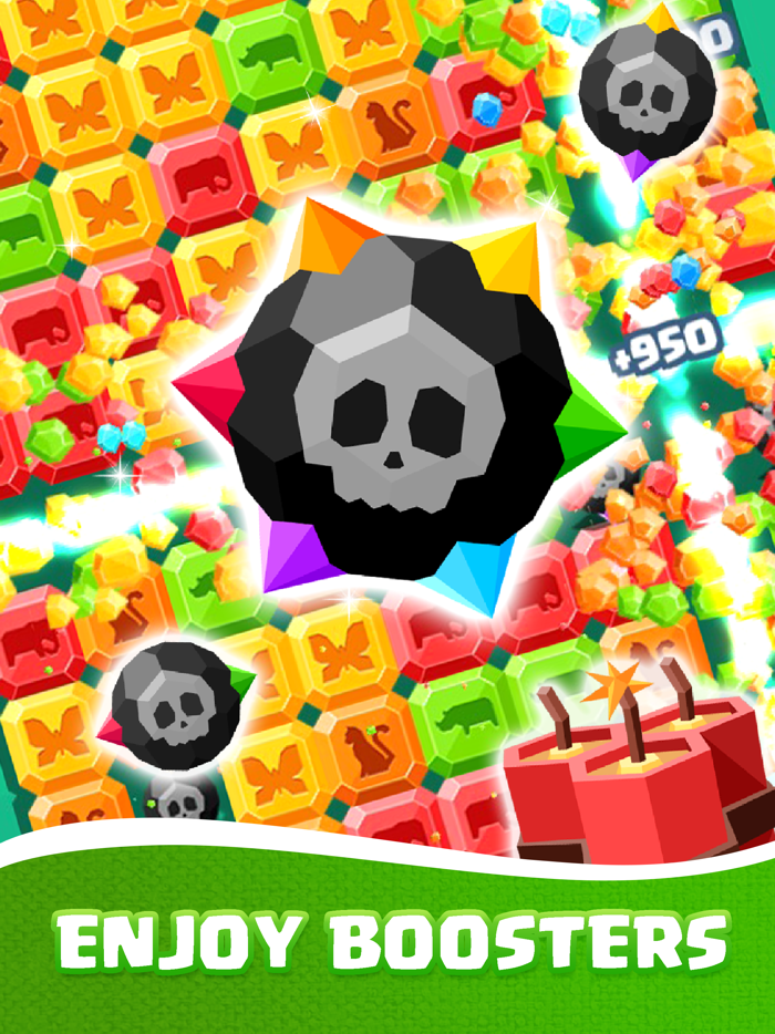 Pop Block Match The Animals