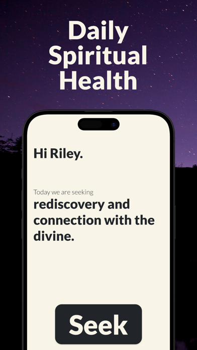 Seek: Daily Spiritual Growth Screenshot