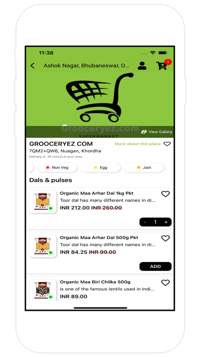 Grooceryez.com Screenshot