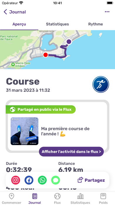 Screenshot #2 pour Appli pour courir - FITAPP