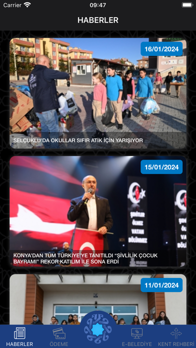 Selçuklu Belediyesi Screenshot