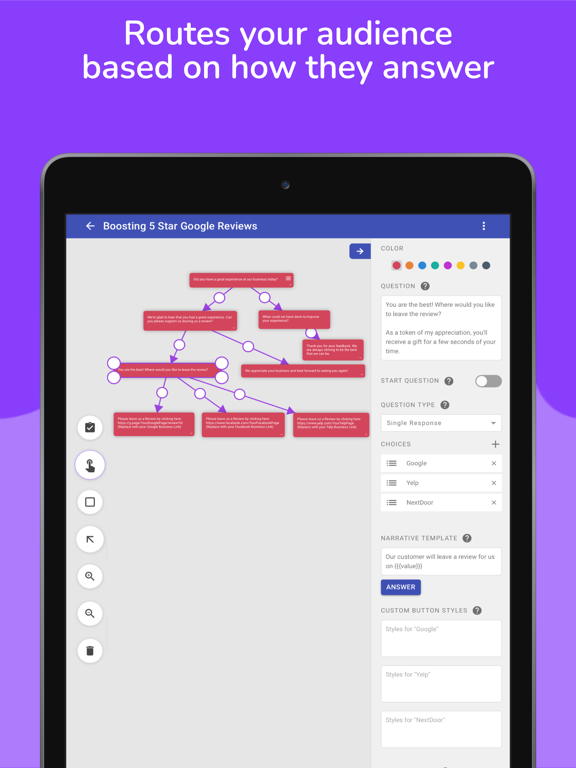 FlowCharts Surveys & Workflows iPad screenshot