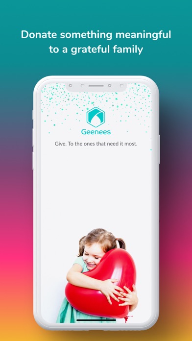 Geenees - Gifts & Donations Screenshot