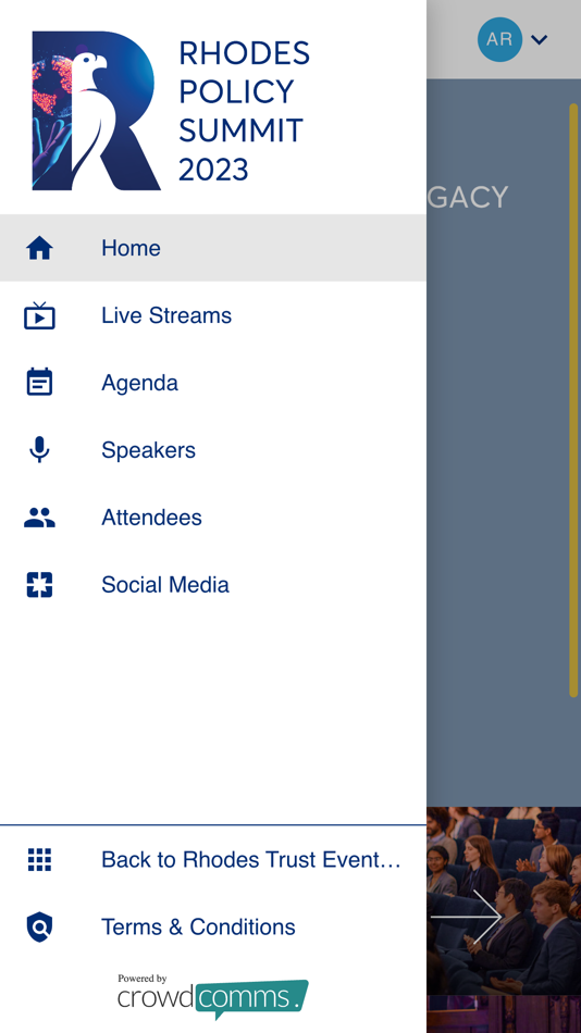 #2. Rhodes Trust Events (iOS) 由: The Rhodes Trust Public Purposes Fund