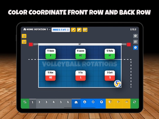 Screenshot #6 pour Volleyball Rotations