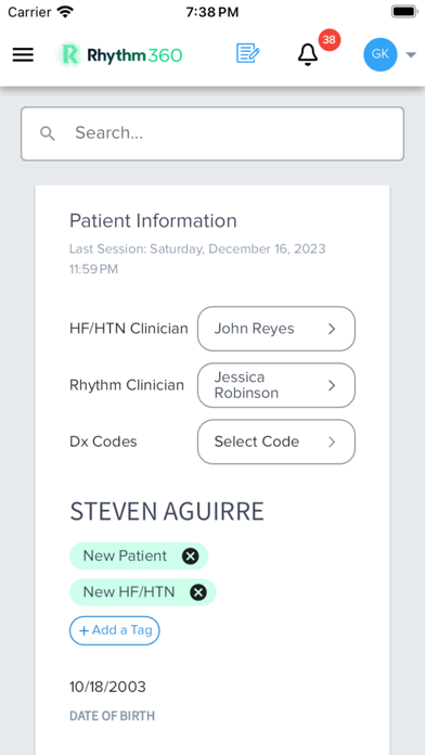 Rhythm360 for Providers Screenshot