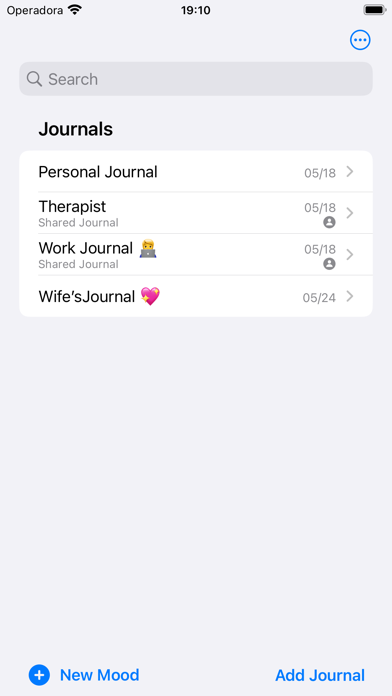 Journals - MoodSharing Screenshot