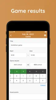 baseball schedule planner iphone screenshot 4