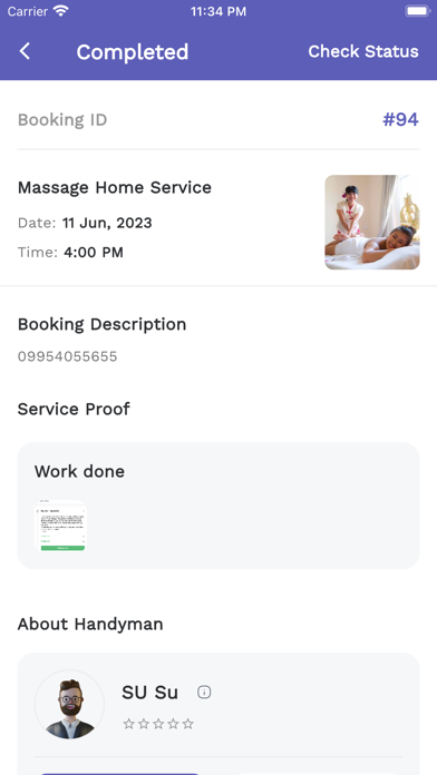 Home Care Service Provider Screenshot