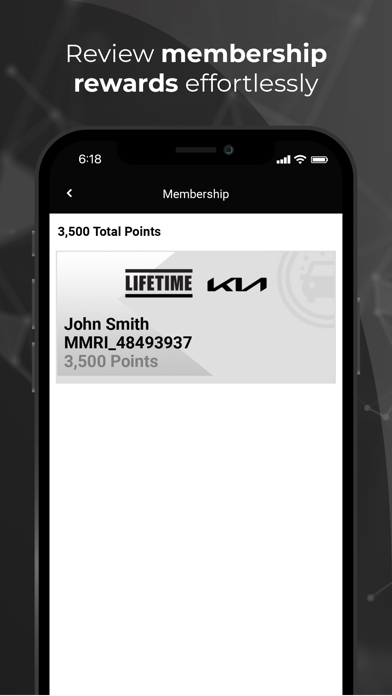 Lifetime KIA Advantage Screenshot