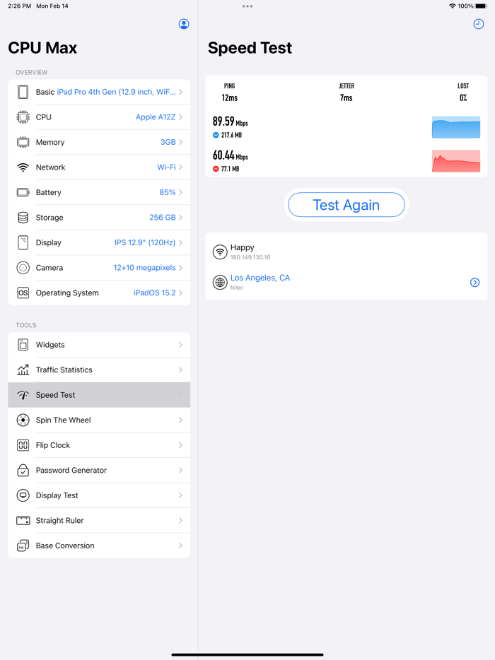 CPU Max x mobile Spin Wheel