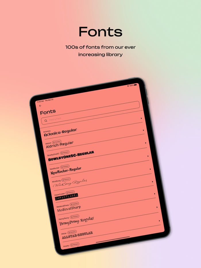Fonts for Cricut Design Space
