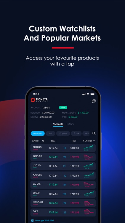 Moneta Markets AppTrader screenshot-3
