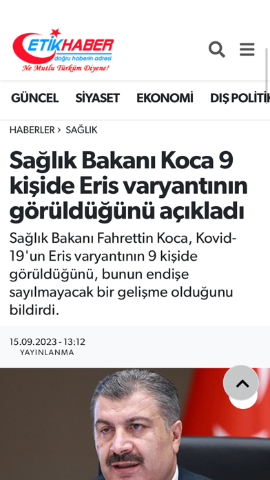 EtikHaber Screenshot