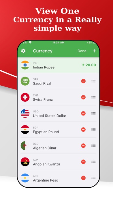 Currency – currency converter Screenshot