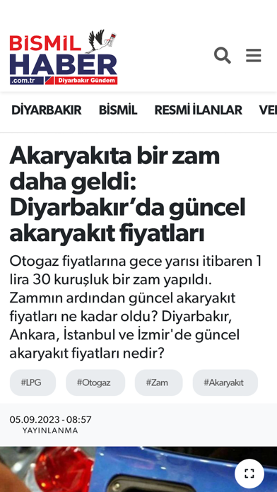 Bismil Haber Screenshot