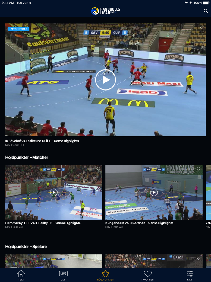 Handbollsligan Live