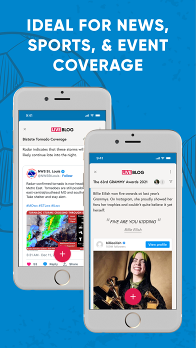 Tickaroo Live Blog Screenshot