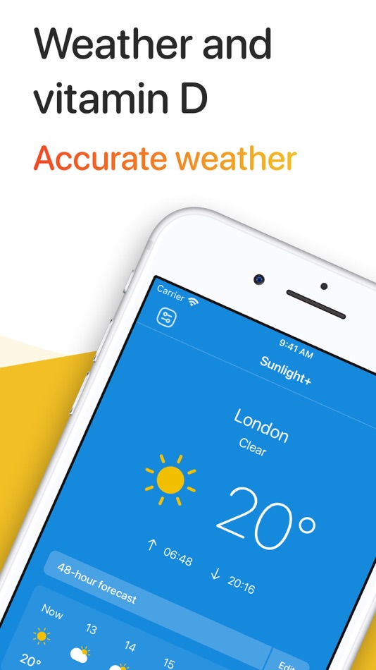 Sunlight+ : The weather app - 2.2 - (iOS)