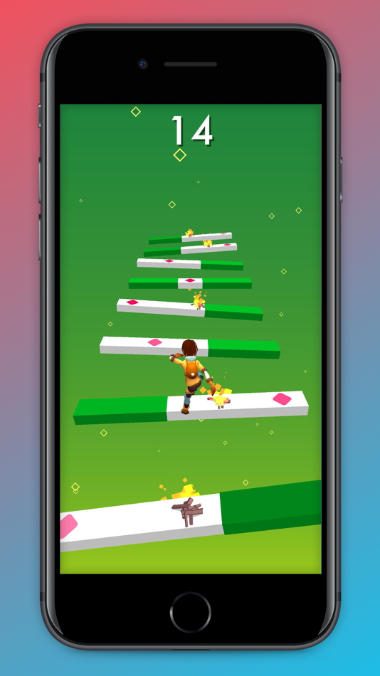 #4. Bouncy - The Jumping game (iOS) 由: Wallem