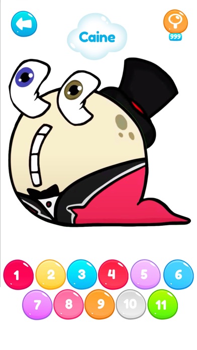 Coloring Digital Circus Screenshot