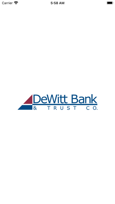 DeWitt Bank & Trust Co Screenshot
