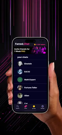 Game screenshot Famed.Chat: AI Icon Chat mod apk