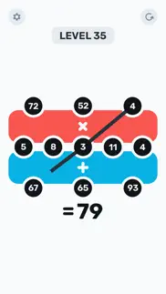 math puzzle! equation game iphone screenshot 2